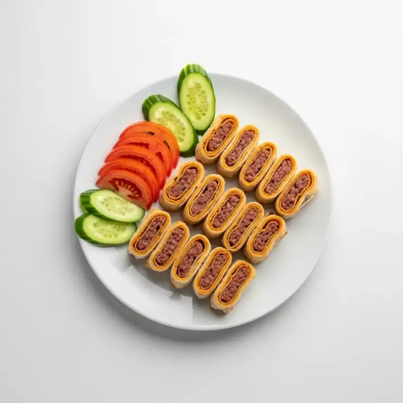 Kıymalı Rulo Börek